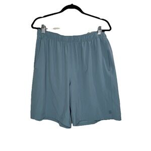 Free Fly Men's Breeze Athletic Shorts Large Light Blue Soft No Liner Drawstring
